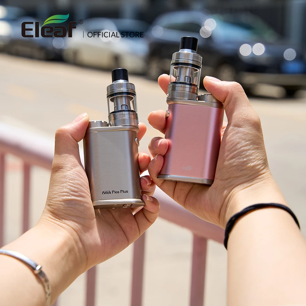 Оригинальный набор Eleaf iStick Pico Plus 75 Вт EC-A Головка Катушки с 4 мл Melo 4S для электронных