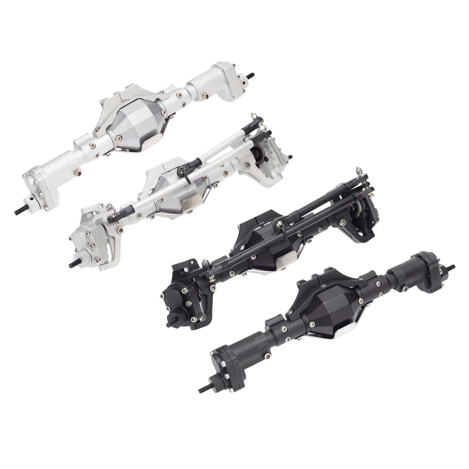 

Upgrade CNC Metal Front Rear Axle Shaft Assembly Parts Fit for SCX10 II 90046 90047 1:10 RC Crawler Off-Road Car Parts