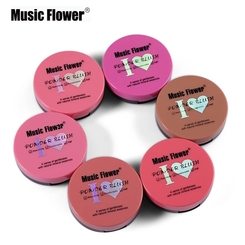 Музыкальная пудра для лица Румяна с кисточкой бронзант контур | Красота и