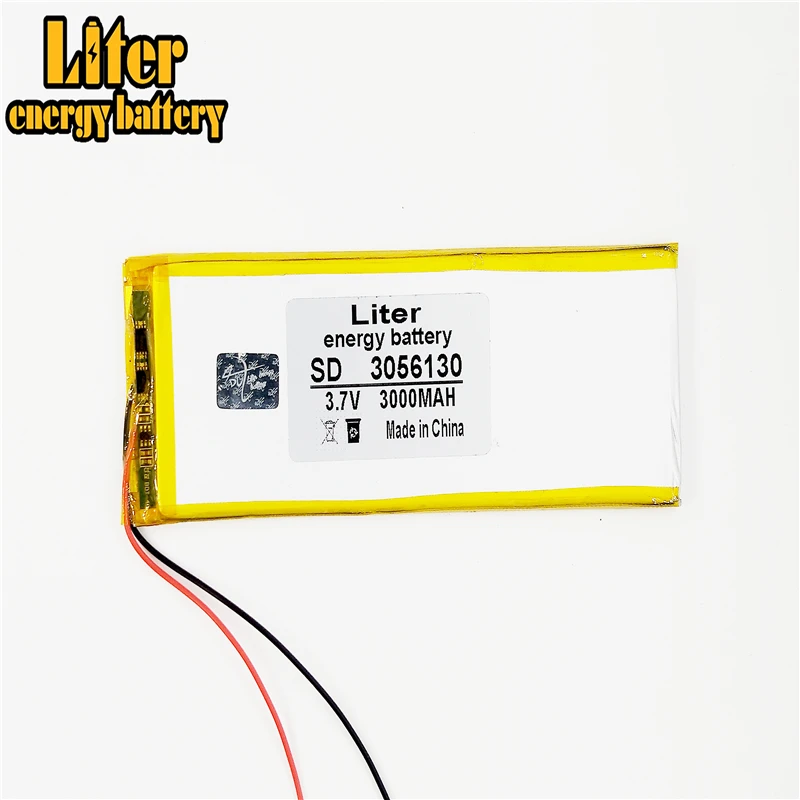 3056130 3 7 V 3000MAH 3055130 литий-полимерный аккумулятор планшета с защитной доской для GPS