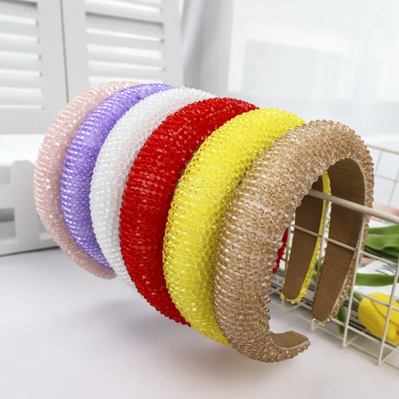 

Повязка для волос женская, с бусинами, в стиле барокко