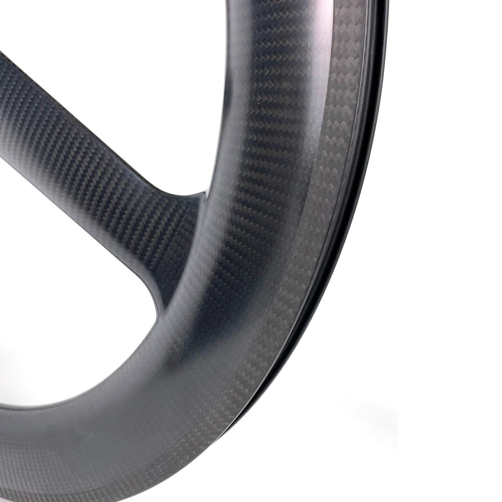 ELITEWHEELS 700c Three Spoke углеродное колесо Crabon Tri спицевые колеса Clincher Трубчатые для