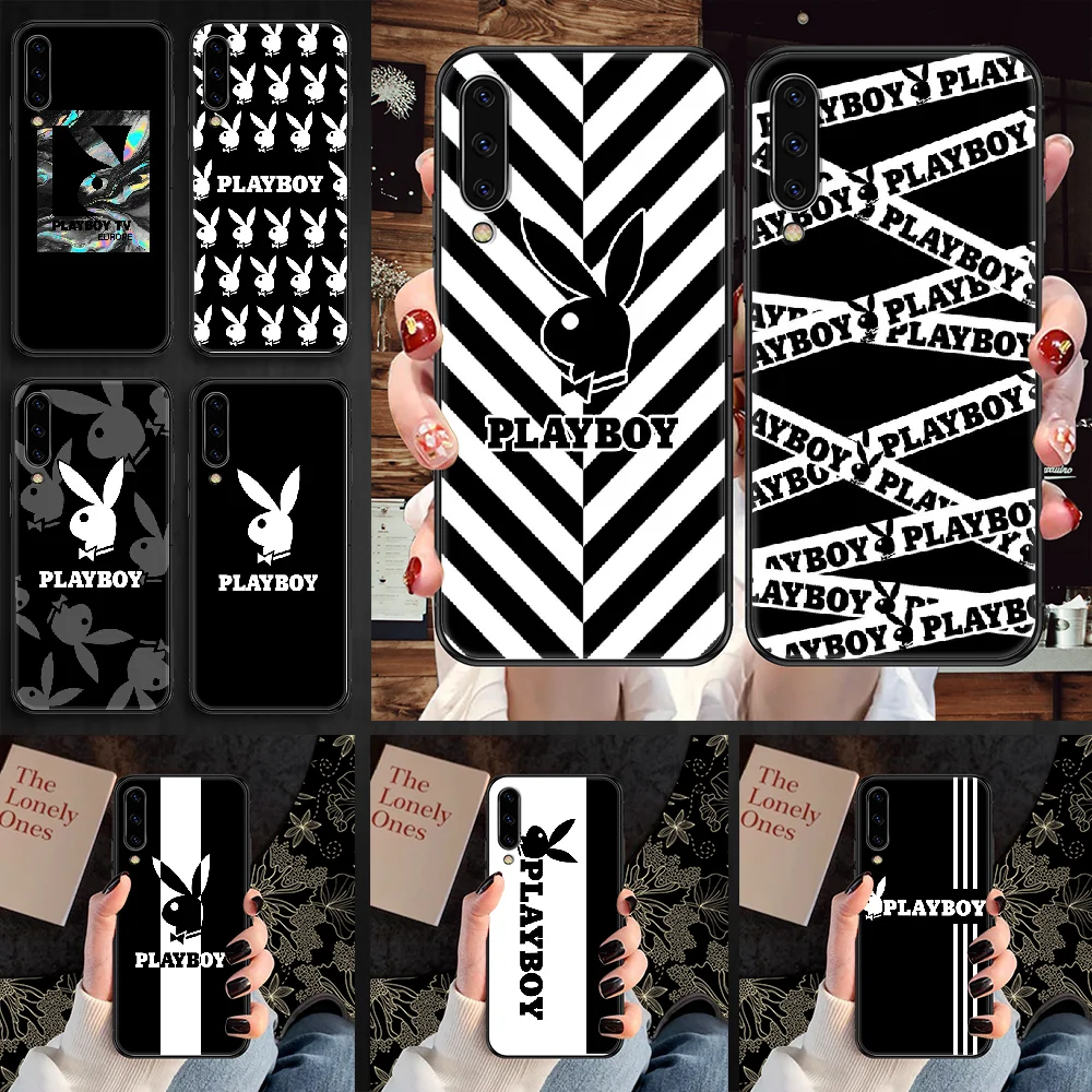 

Playboys Brand Phone case For Samsung Galaxy A 3 5 7 8 10 20 21 30 40 50 51 70 71 E S 2016 2018 4G black luxury funda fashion