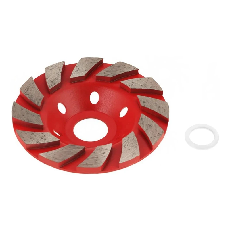 

100mm Diamond Wheel Cup Wheel Segmented Disc Wheel for Granite Masonry Concrete Ceramic Polishing with White Washer Retail