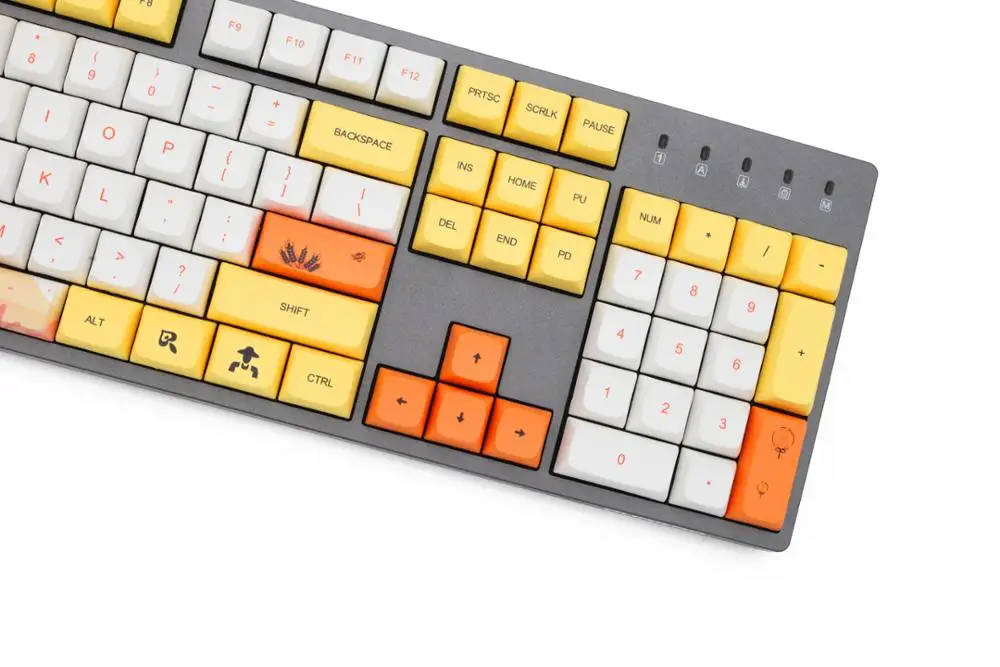 Набор клавиш XDA V2 для клавиатуры набор толстых колпачков gh60 покер 87 tkl 104 ansi xd64 bm60