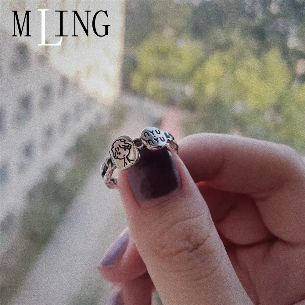 Женские винтажные кольца из сплава MLING 2020|Кольца| |