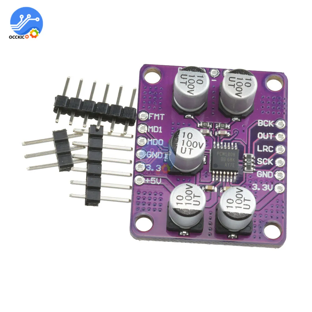 PCM1808 105dB SNR аудио стерео ADC односторонний Аналоговый Входной декодер 24bit усилитель