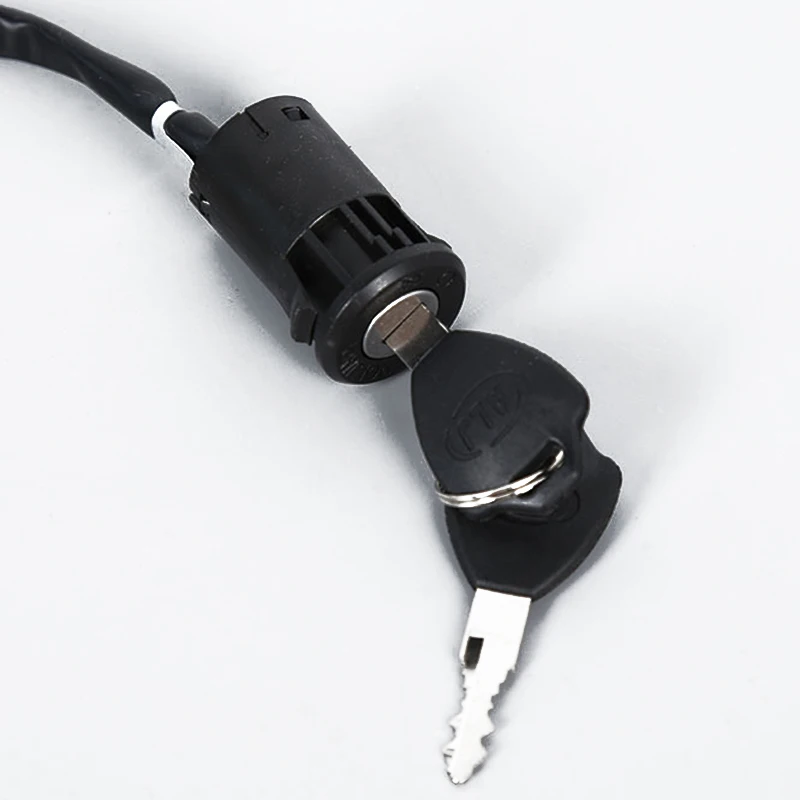 

1x Ignition Switch Door Lock And Key Switch Set Two Positions For Electric Vehicle Scooter Tricycle Two-speed Cycling Accessory