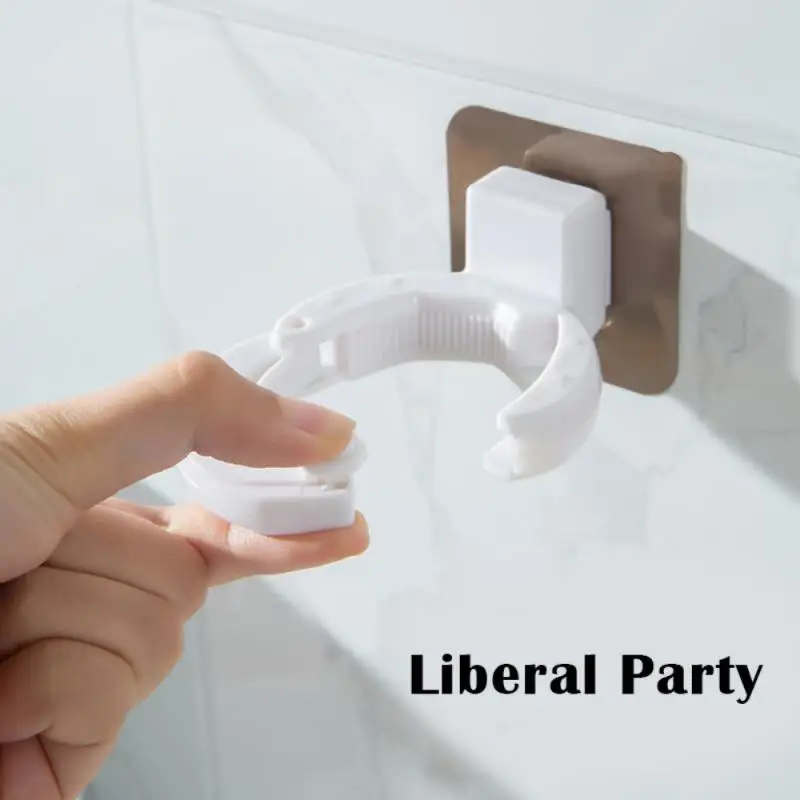 Wall Mounted Self-Adhesive Shampoo Bottle Shelf Liquid Soap Shower Gel Organizer Hook Holder Shelves Hanger Bathroom Accessories | Дом и сад