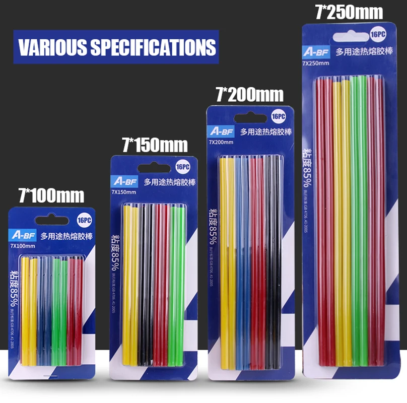 16 шт. силиконовые Клеевые стержни с высокой вязкостью | Инструменты