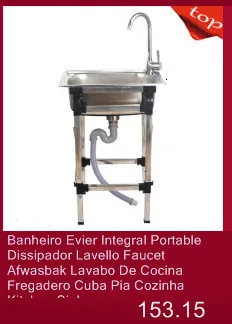 Banheiro Evier встроенный портативный диссипадор Lavello кран Afwasbak Lavabo De Cocina Fregadero Cuba Pia Cozinha кухонная раковина