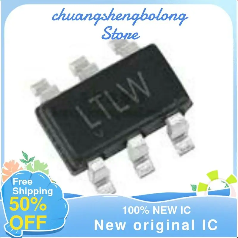 

10-200PCS LTC1754ES6-5 LTLW SOT23-6 5V 50MA New original IC Switch regulator 5V 50MA