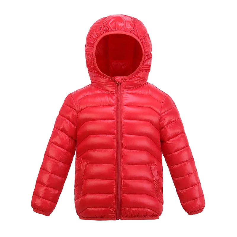 Детская куртка верхняя одежда осеннее теплое пуховое пальто с капюшоном для