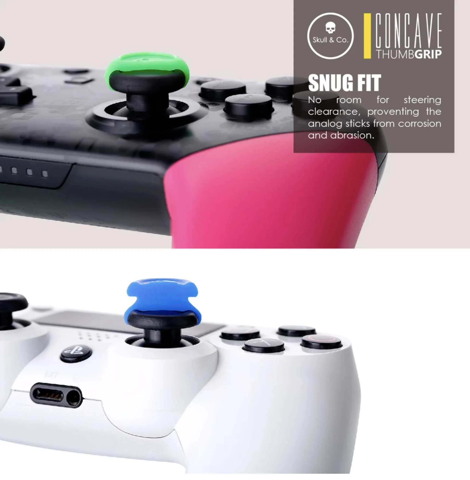 6 Skull &amp Co. Skin CQC и FPS Thumb Grip набор джойстик Крышка Thumbstick чехол для PS4 shand lite nintendo Switch Pro