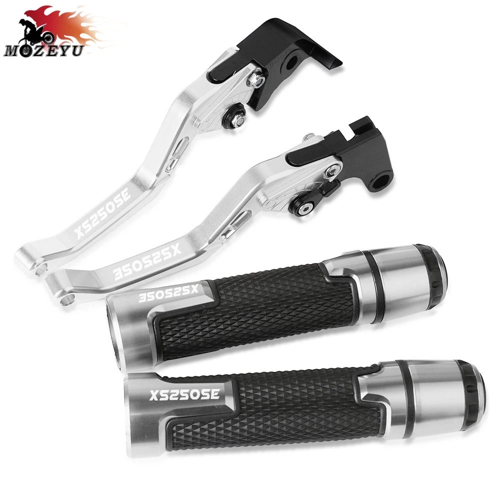

Adjustable Brake Handle Clutch Levers Motorcycle Thruster Grip Handle Bar Cap End Plugs For YAMAHA XS250SE 1979 1980 1981 1982