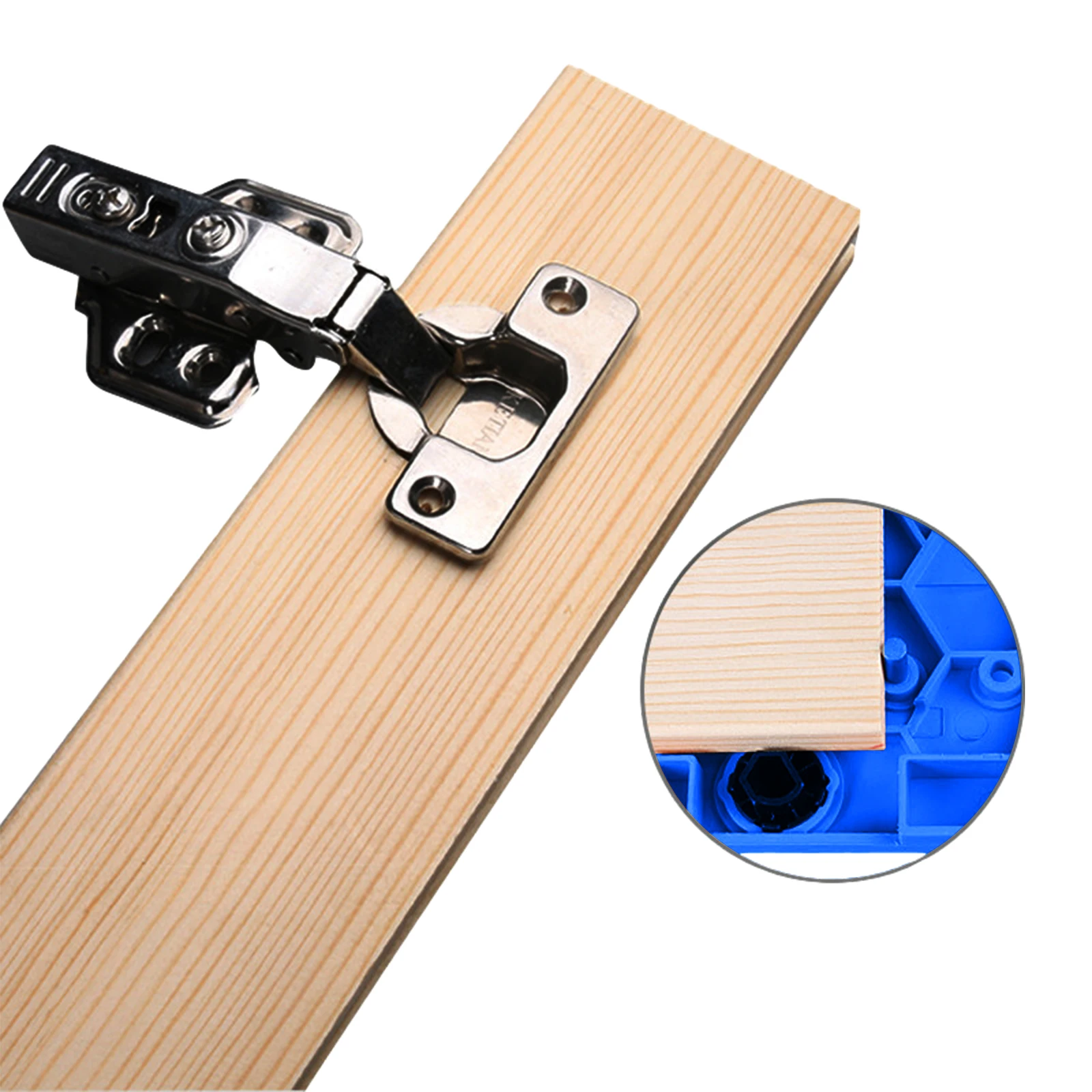 

15-35MM Cup Style Hinge Jig Boring Hole Drill Guide + Forstner Bit Wood Cutter Carpenter Woodworking DIY Tools