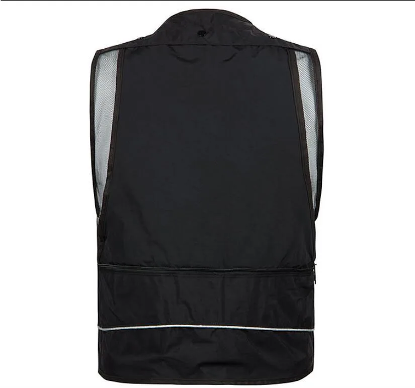 Новый стиль жилет быстросохнущие сетки мульти-карманная фотография Рыбалка