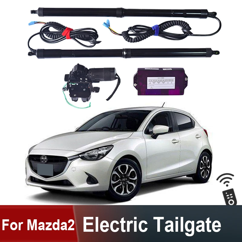 

Для Mazda 2 контроль багажника электрическая задняя дверь автомобильный подъемник автоматическое открытие багажника Дрифт приводной комплект аксессуар ножной датчик