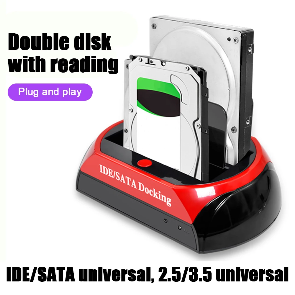 Док станция для жёстких дисков с USB 2 5 на 3 дюйма|Компьютерные кабели и разъемы| |