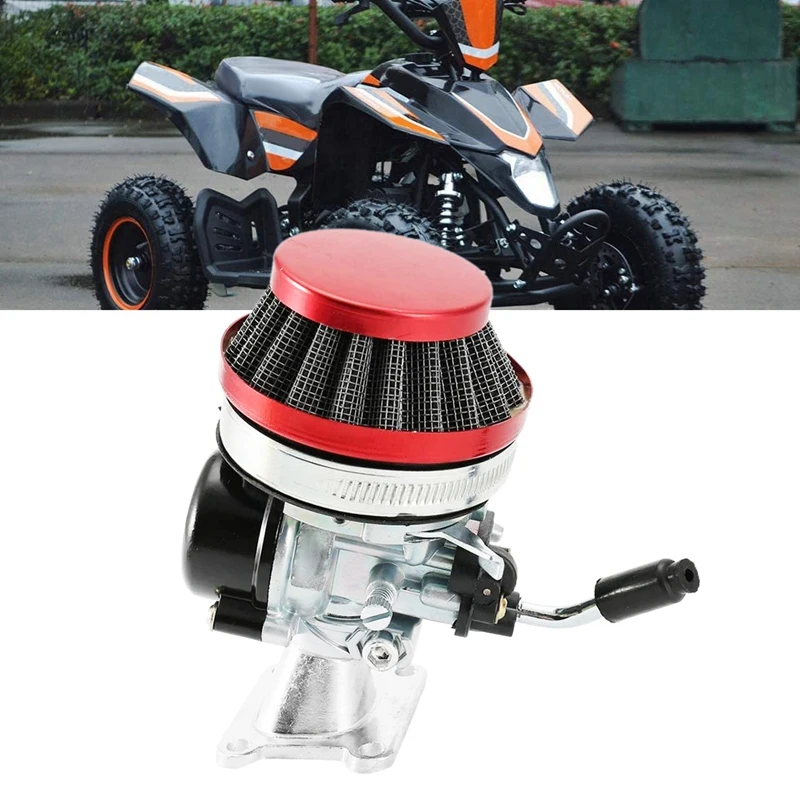 Карбюратор воздушный фильтр + прокладка автомобильный стек для 47Cc 49Cc Мини Мото ATV