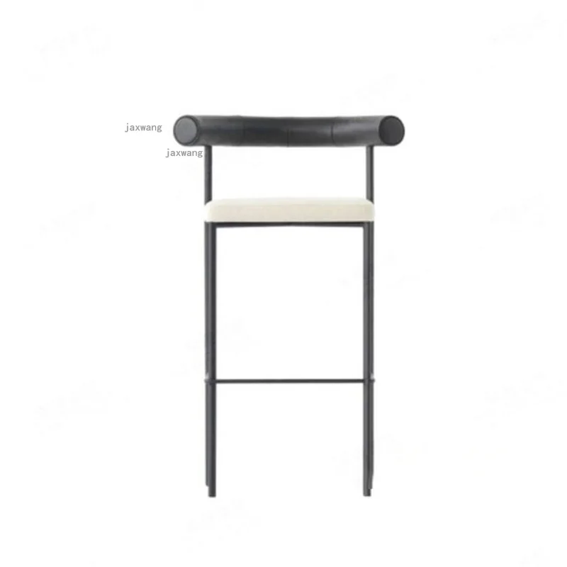 Барные стулья в нордическом стиле на заказ со спинкой для ресторана кухни