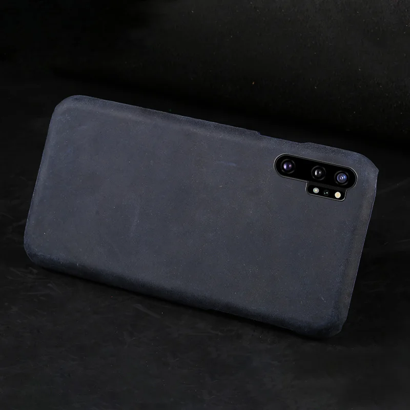 Синий Натуральная подтягивание кожи чехол для телефона для samsung galaxy Note 10 10 Pro A50 A70 A10 A30 A40 A8 A9 S10 S7 S8 S9 плюс Чехол - Цвет: Синий
