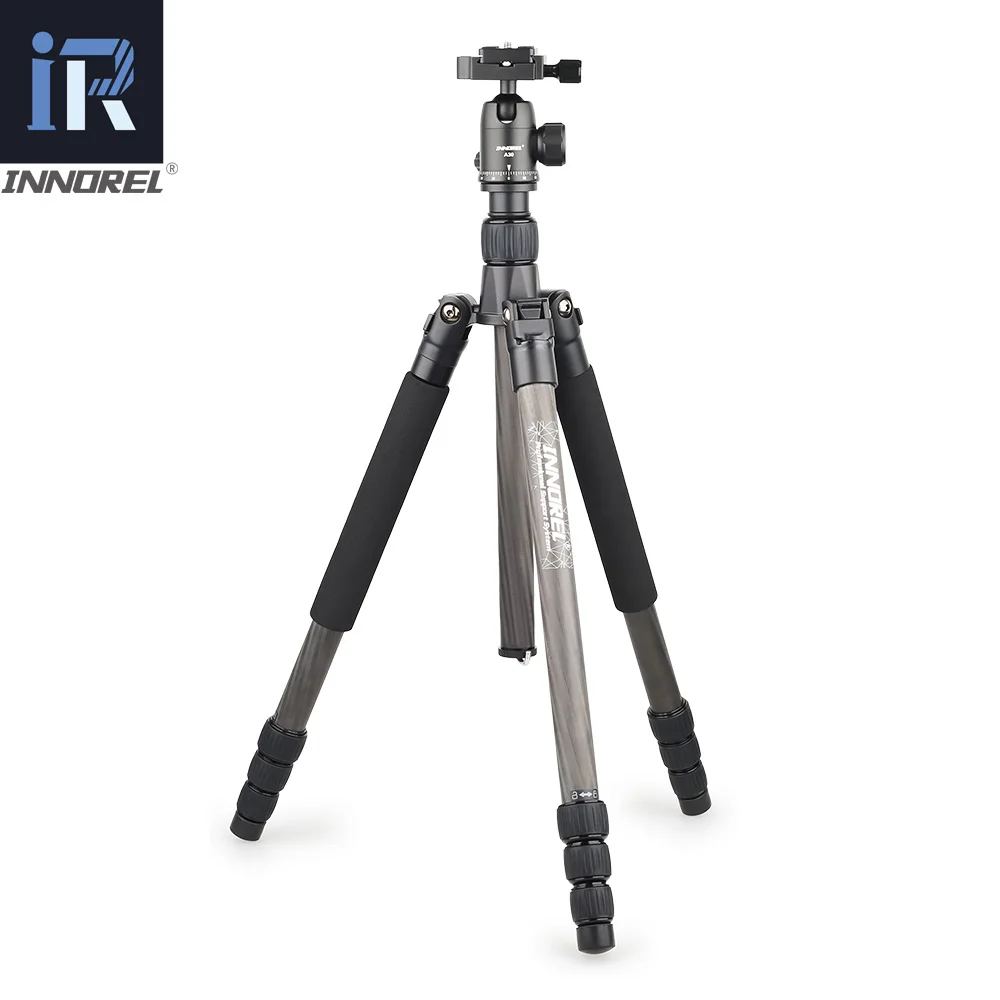 INNOREL NT40C Профессиональный СУПЕР карбоновый штатив для цифровой DSLR камеры сверхмощный стенд двойной панорамный шаровой монопод