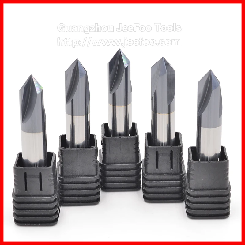 

3/6/10/12mm Chamfer End Mill Tool 90 Degrees 2 Flute Chamfer Cutter Chamfer Router Bit Carbide Milling Cutter