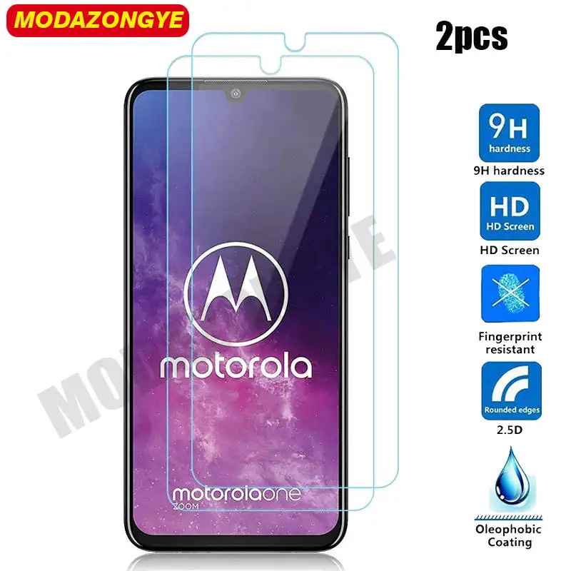 Закаленное защитное стекло для Motorola One Zoom 2 шт.|Защитные стёкла и плёнки телефонов|