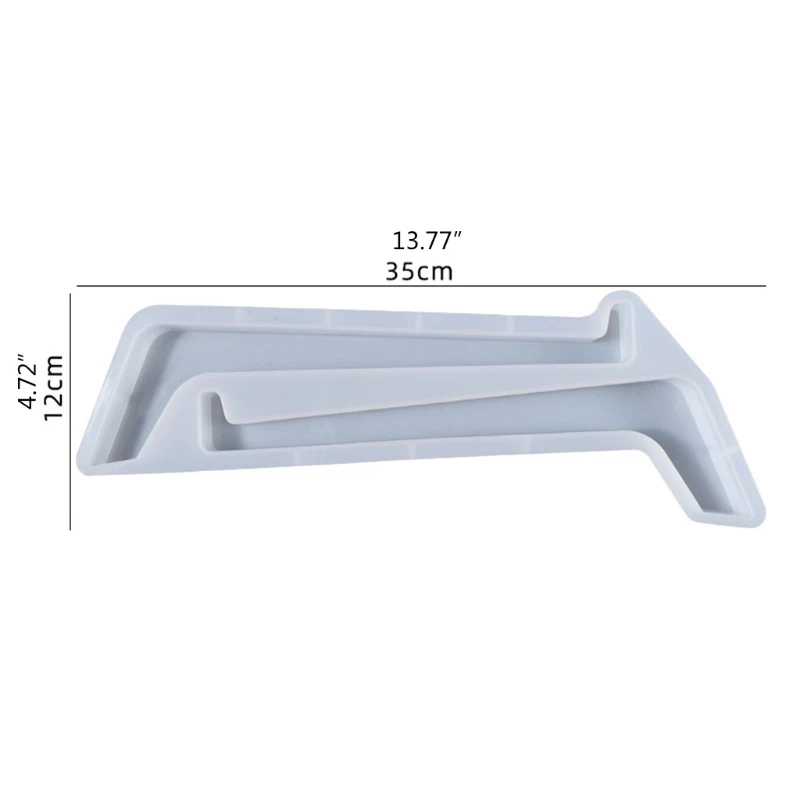 

Laptop Stand Epoxy Resin Mold Notebook Computer Bracket Silicone Mould DIY Crafts Casting Tool