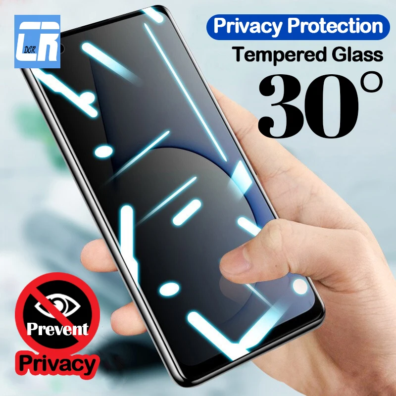 

Privacy Tempered Glass for OPPO Reno 5 lite 5z A74 A73 A753 A72 Anti Spy Screen Protector Realme 8 7 pro GT Neo C25 C21 C20 Film