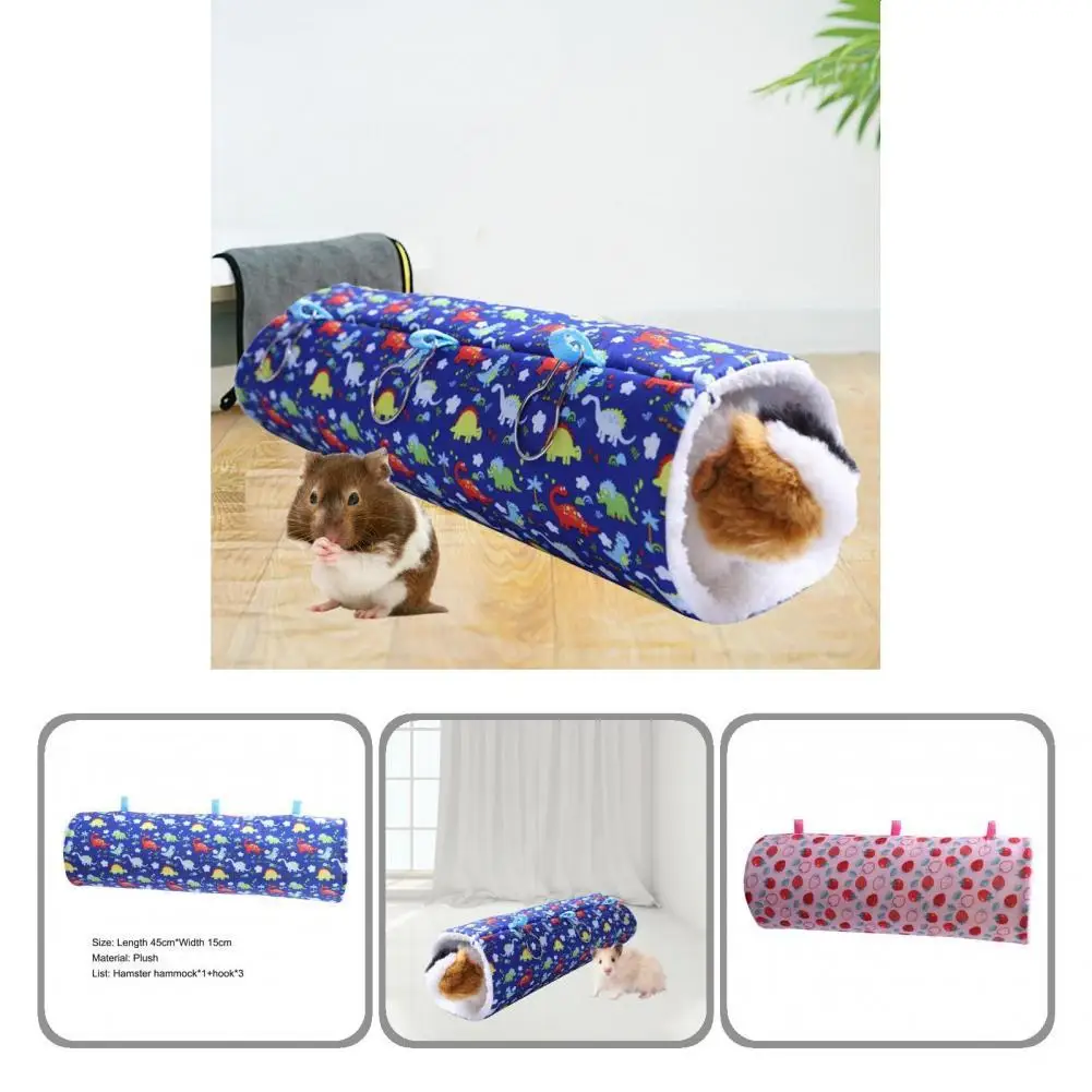 

Breathable Pet Tube Toy Winter Small Animal Nest Hammock Bed for Ferret Rat