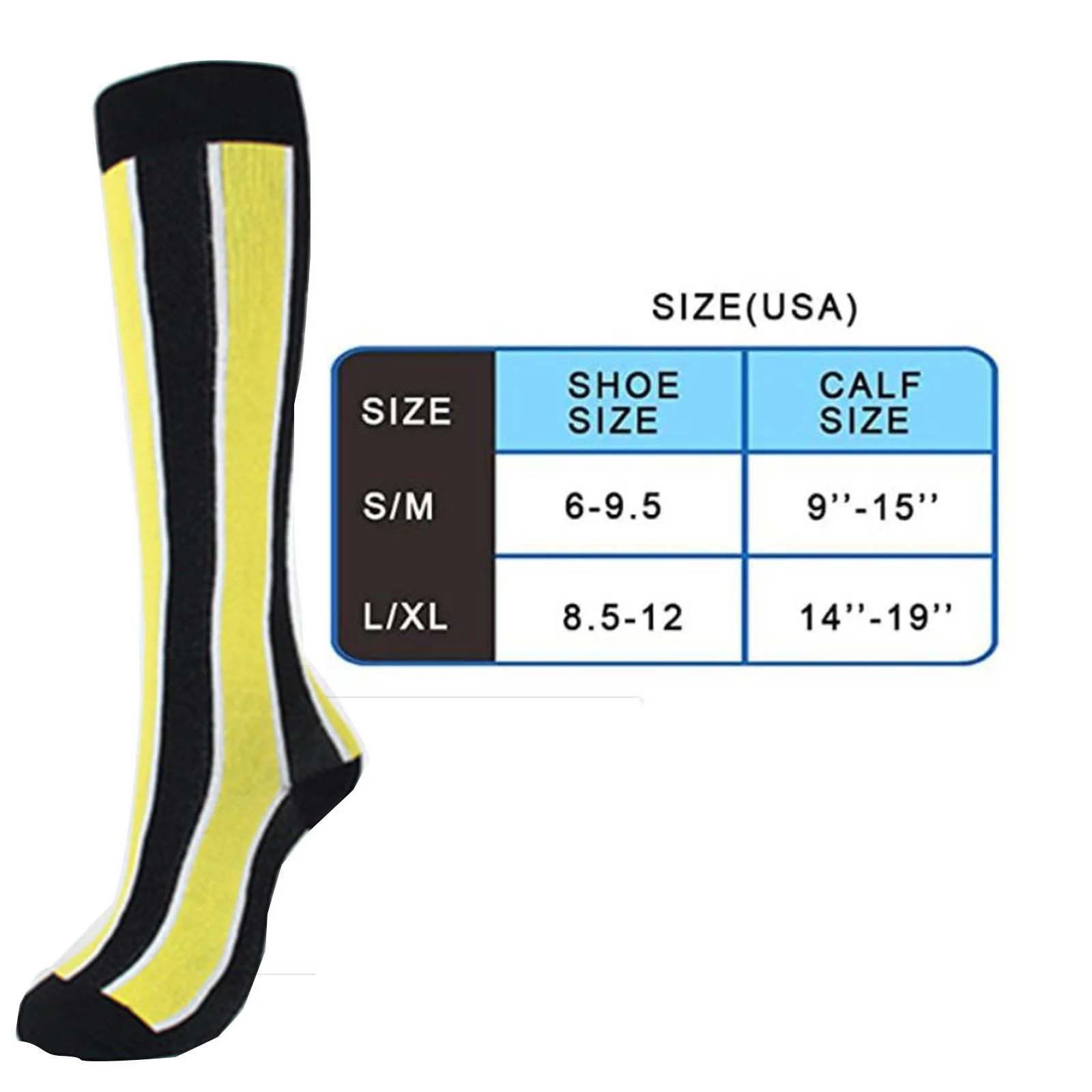 

Unisex 7 Pairs Compression Stockings Cycling Socks Brede Kalf Compressie Sports Socks Fit For Edema Varicose Veins Running Socks
