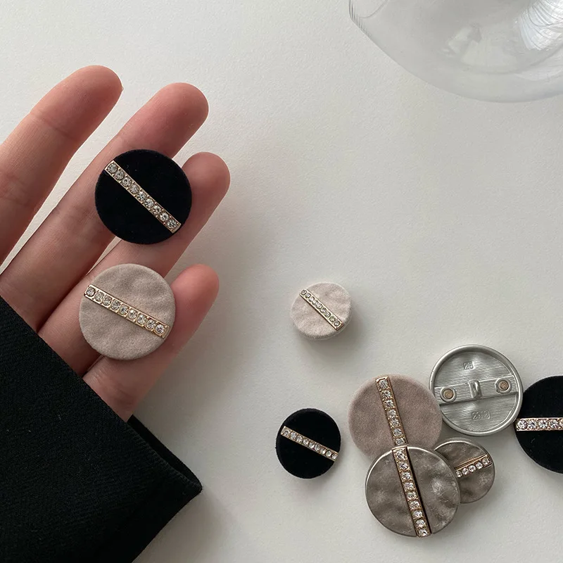 

Round Diy Buttons For Clothing Decorative Sewing Button 18/23/25mm Wide Apparel Accessories Needlework Supplies Embellishments