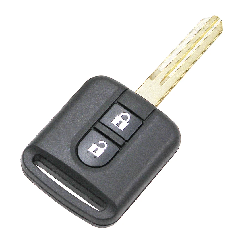 Чехол-оболочка для дистанционного ключа 2 кнопки Nissan Elgrand X-TRAIL Qashqai Navara Micra Note Cabster