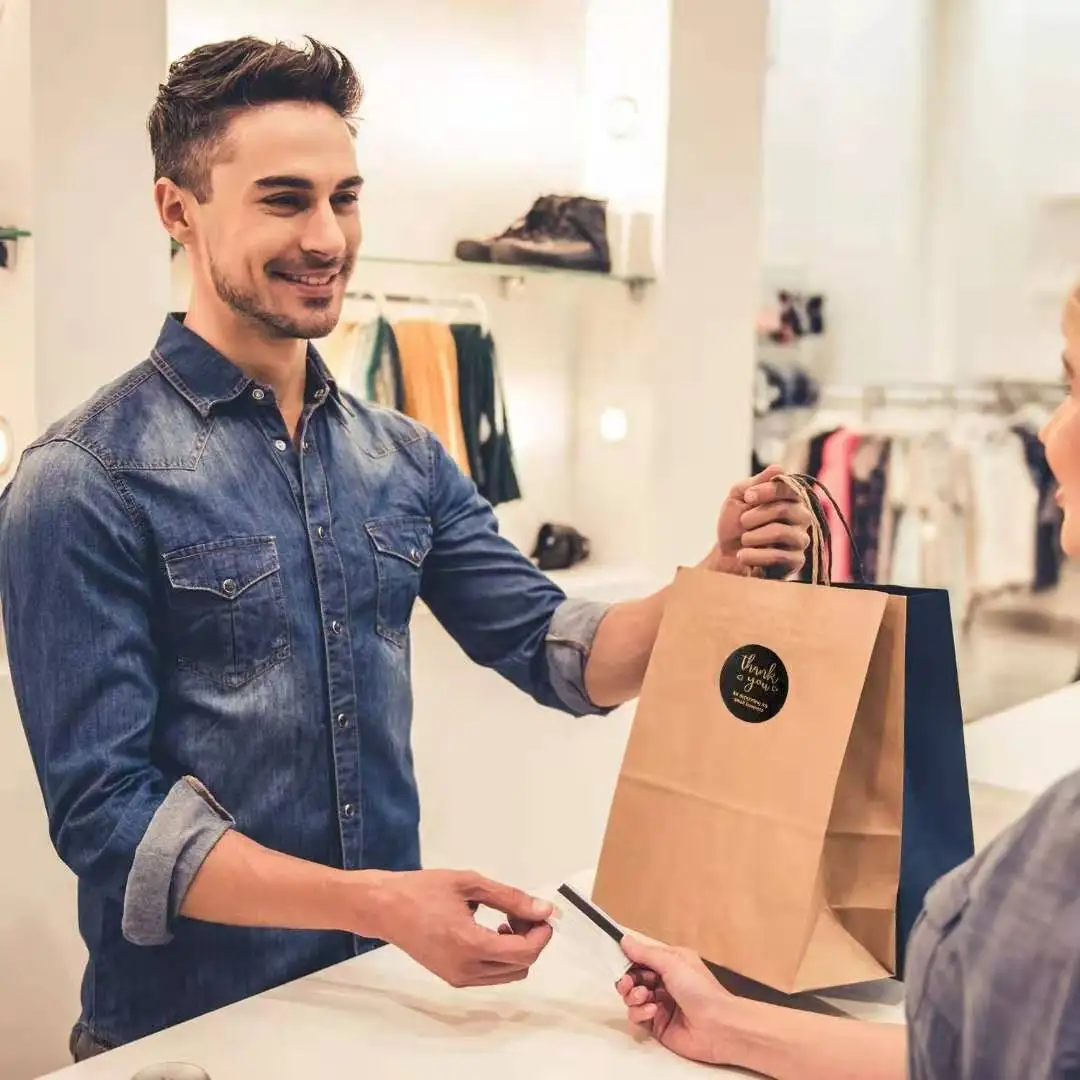 

500 sheets/roll hot stamping small love gift decoration thank you sticker personalized creative sticker sealing sticker