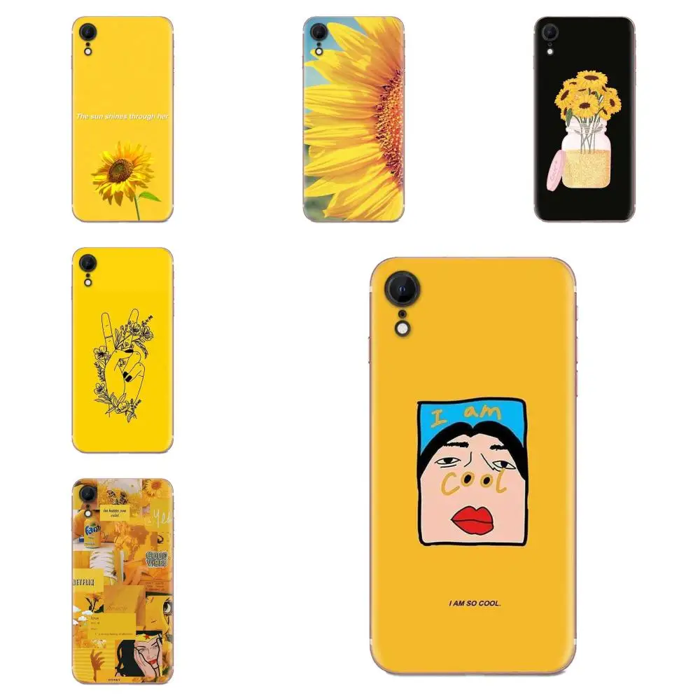 Эстетика Подсолнечник новизна &quotсделай сам&quot с разноцветным рисунком TPU для Galaxy
