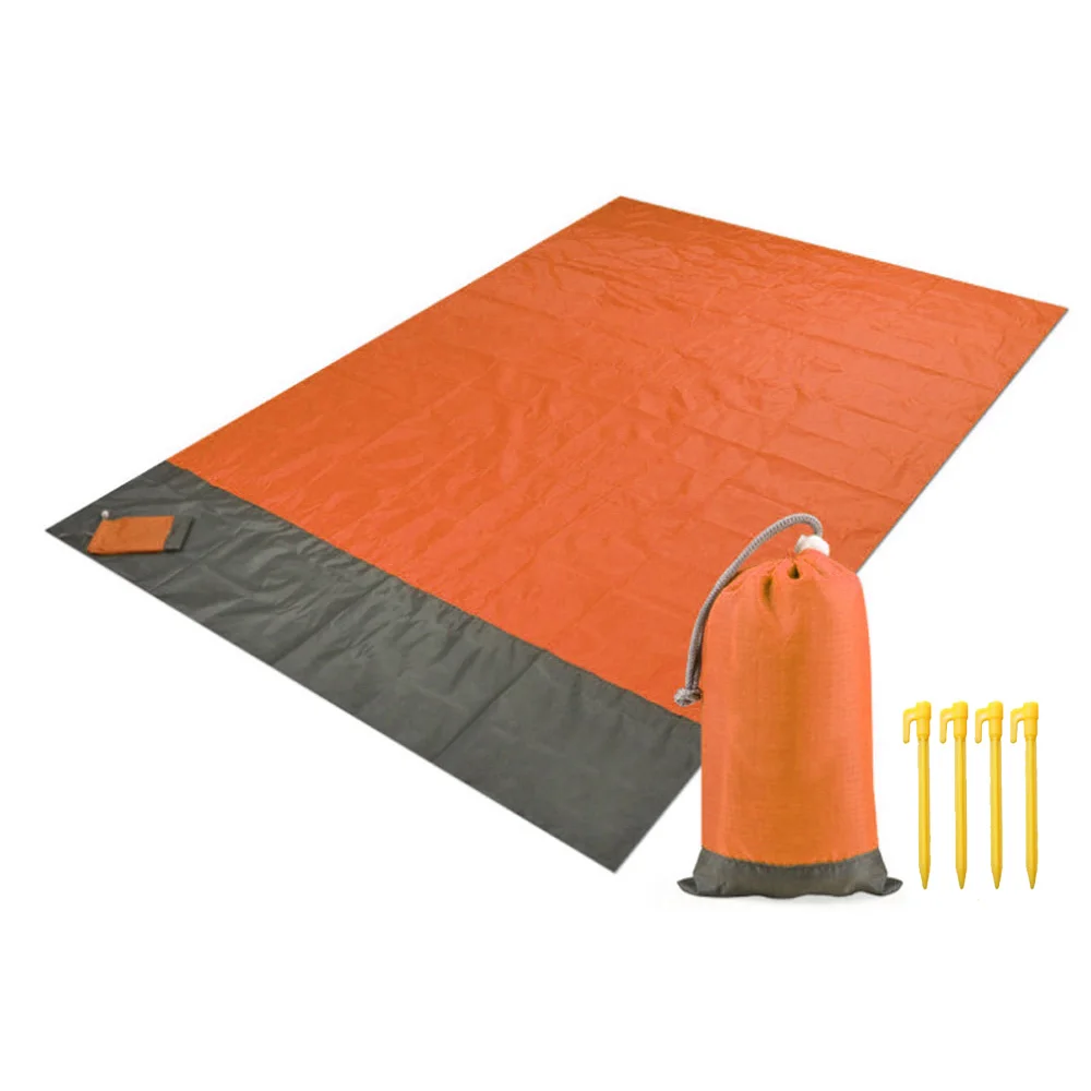 

1Pc New Waterproof Beach Blanket Outdoor Portable Picnic Mat Camping Ground Mat Mattress Camping Camping Bed Sleeping Pad