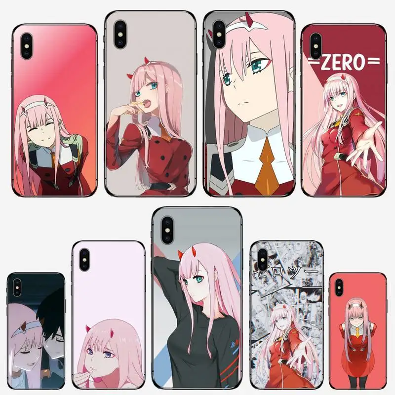 

Zero two sexy girl Phone Case for iPhone 11 12 mini pro XS MAX 8 7 6 6S Plus X 5S SE 2020 XR