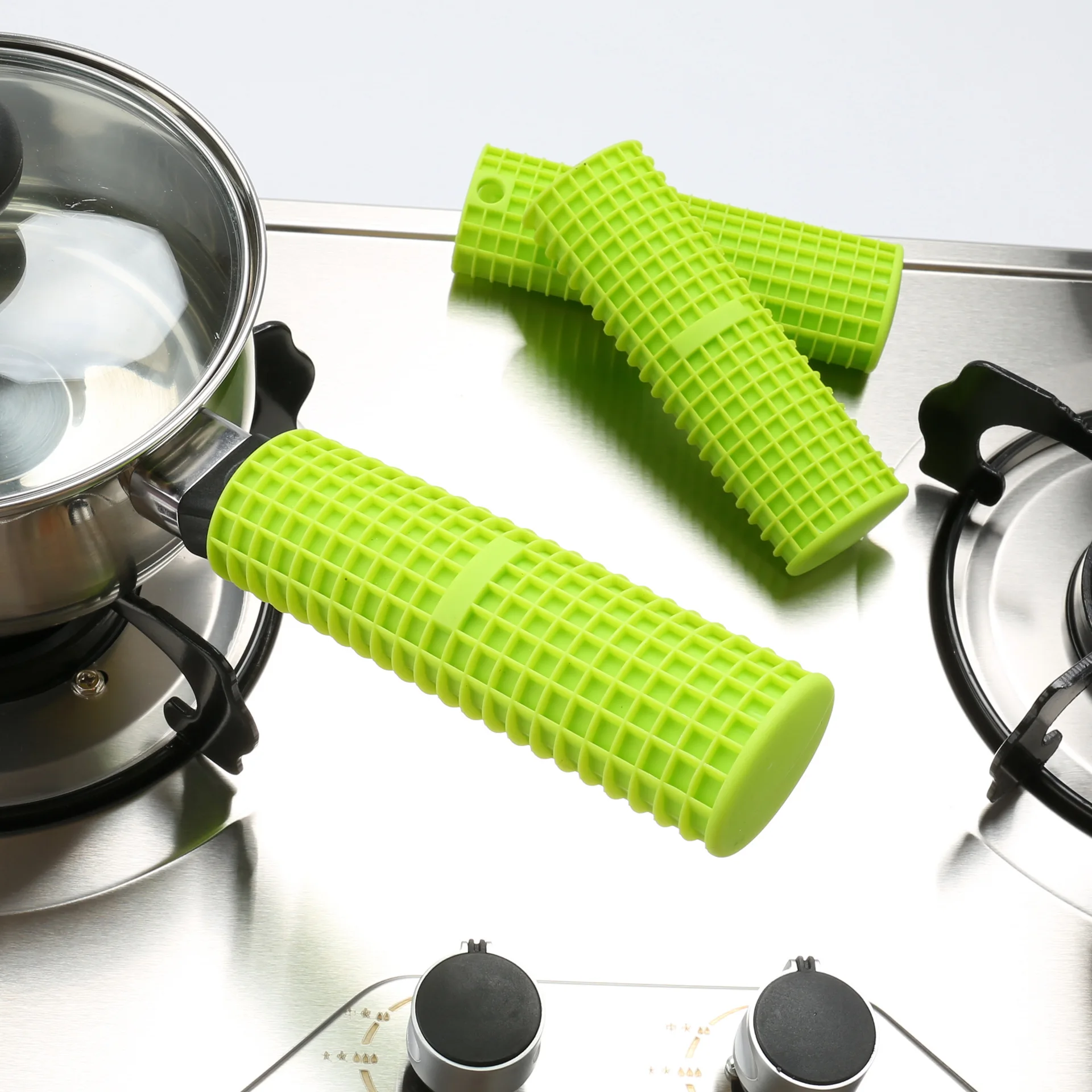 Детали для кухонной посуды ручка сковороды рукав нескользящий чехол Силиконовая