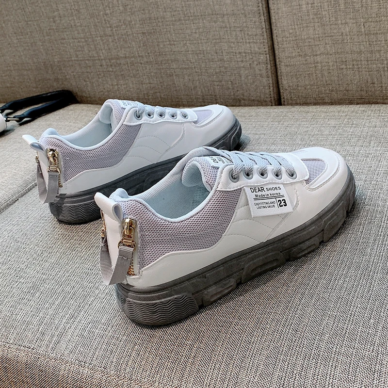 Белая обувь женские кроссовки женская повседневная Zapatos De Mujer сезон весна дышащая