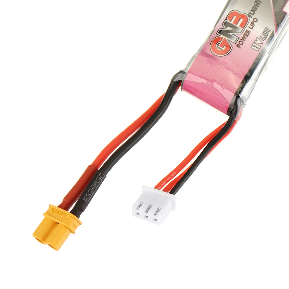 4 шт. Lipo аккумулятор Gaoneng 7 6 В 520 мАч 80C 2S HV 35 в разъем XT30 для микро FPV Racing Cine Whoop BetaFPV Drone