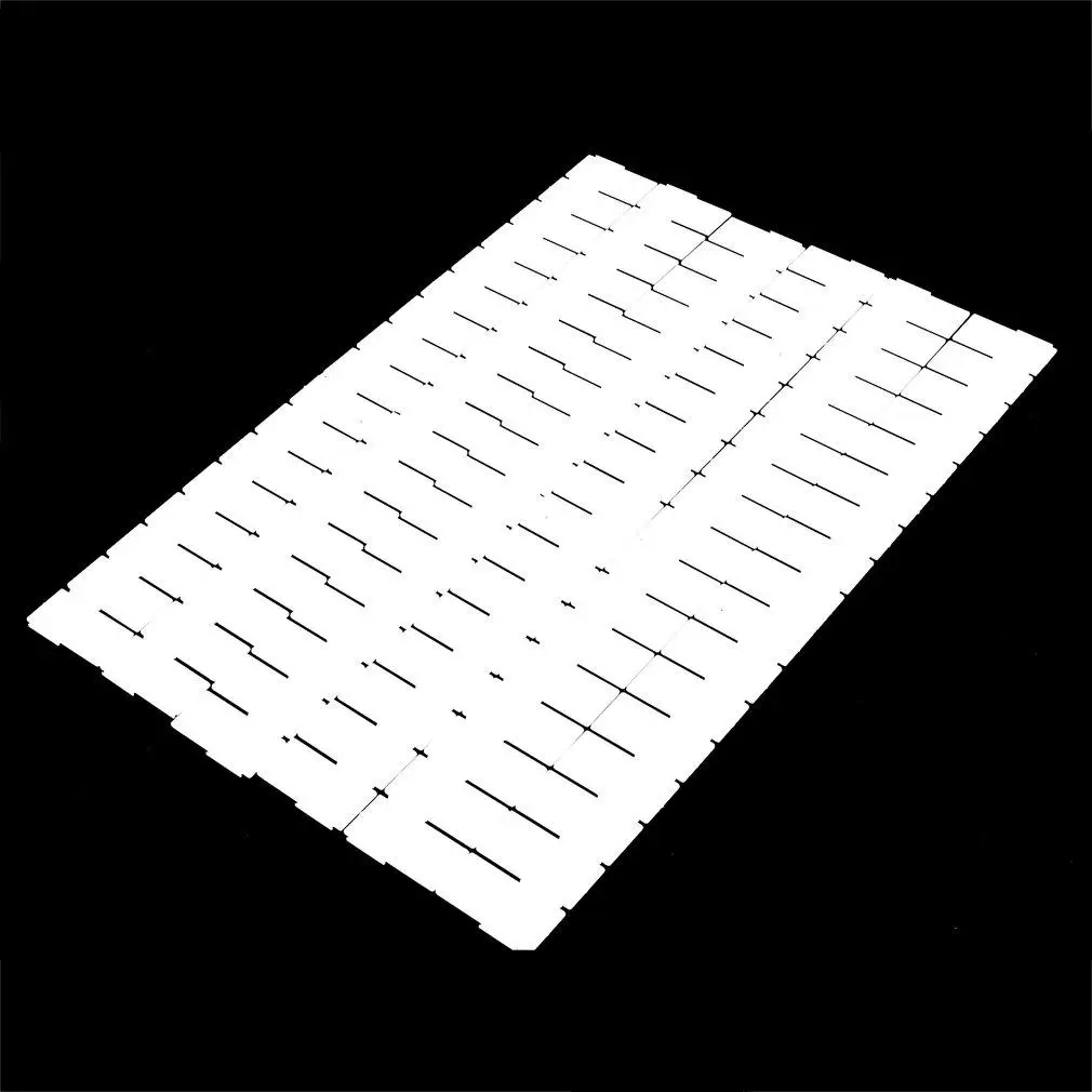 

6/4X Plastic DIY Grid Drawer Divider Household Office Necessities Organizer Drawer Divider Drawer Partition Grid Partition