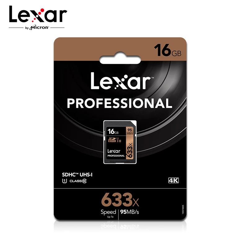 Карта памяти Lexar sd-карта 633x64G 256 ГБ 512 32 UHS-I флэш-карта 128 Гб 16 скорость до 95 МБ/с./с C10