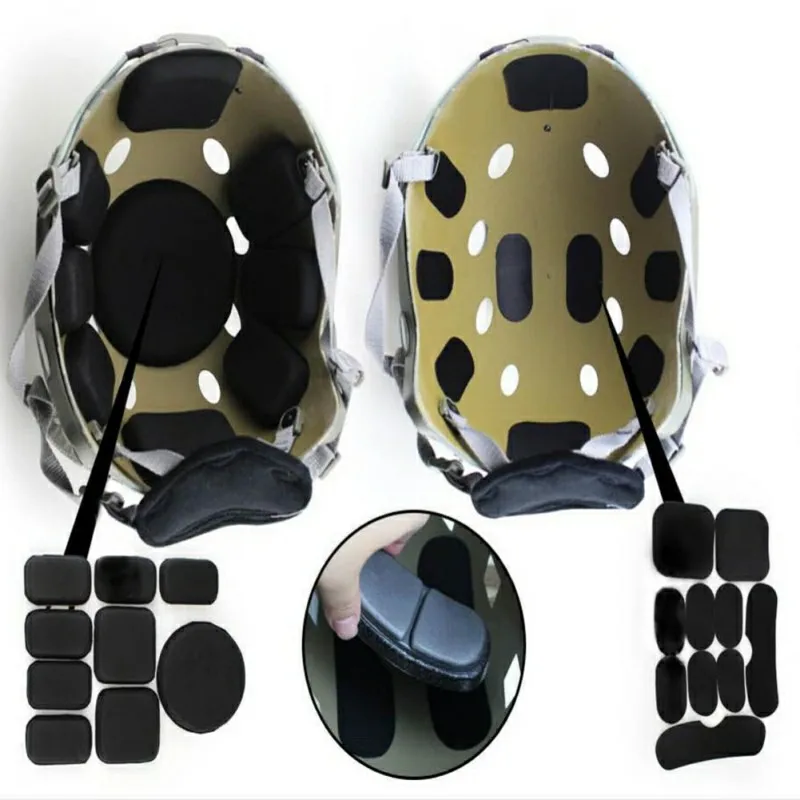 Portable EVA Helmet Pads Bike Motorcycle Padding Kit Tactical Protective Pad Replacement Suspension Set Soft Cushion | Автомобили и