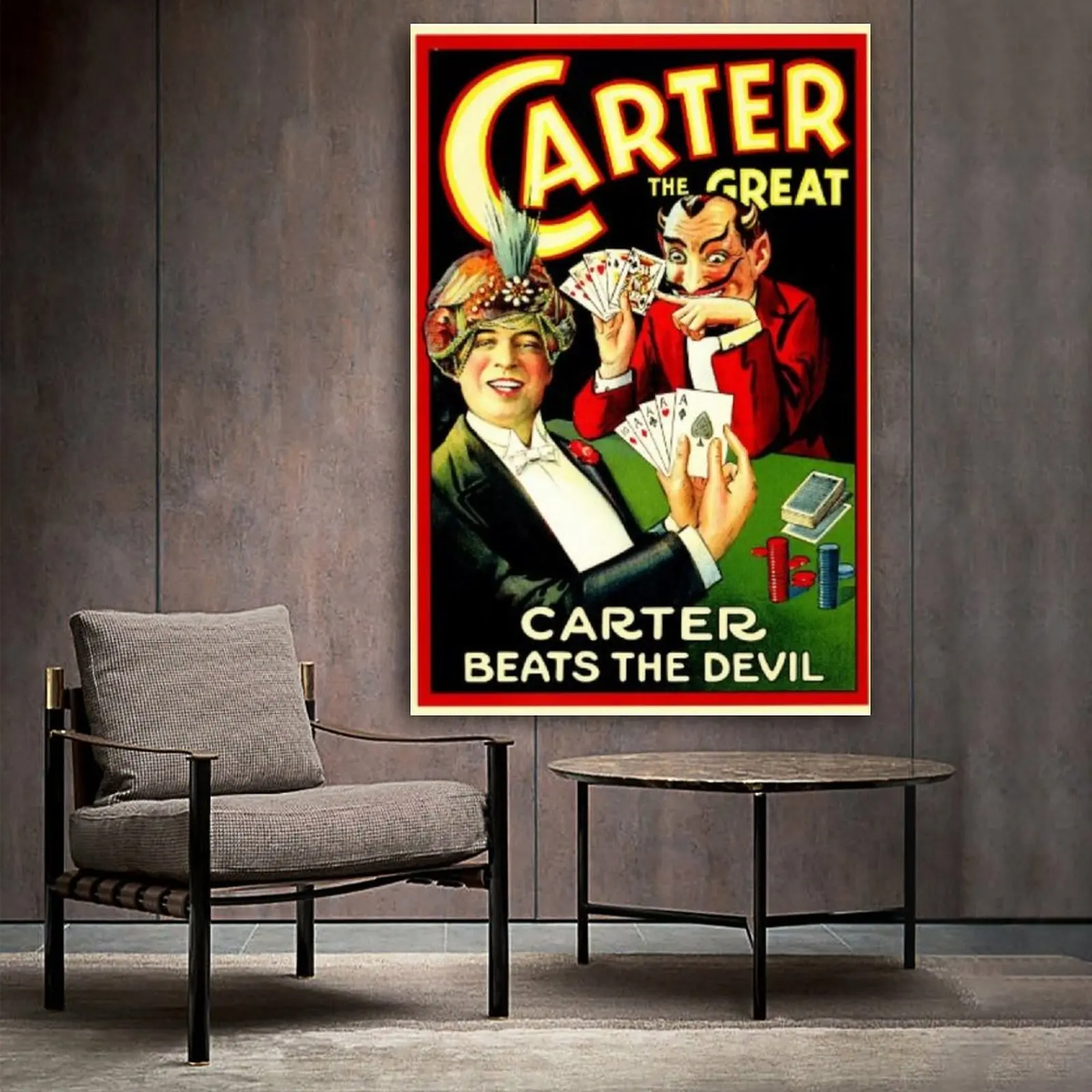 

Carter Beats The Devil Poster Decorative Painting Canvas Wall Art Living Room Posters Bedroom Painting