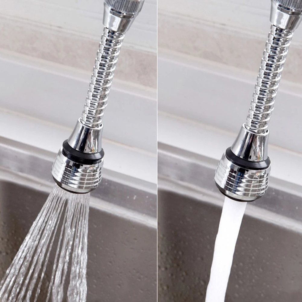 

360 Degree Rotate Swivel Kitchen Faucet Aerator Adjustable Dual Mode Sprayer Filter Diffuser Water Saving Nozzle Shower Spray