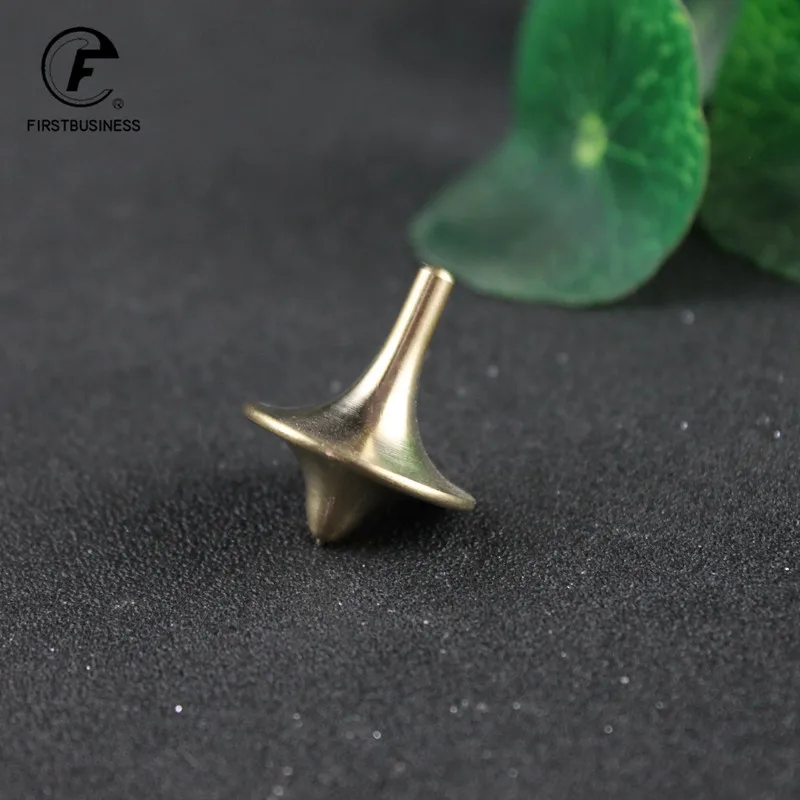 Медный твердый гироскоп латунный спиннинг горячий фильм Тотем Печать игрушки