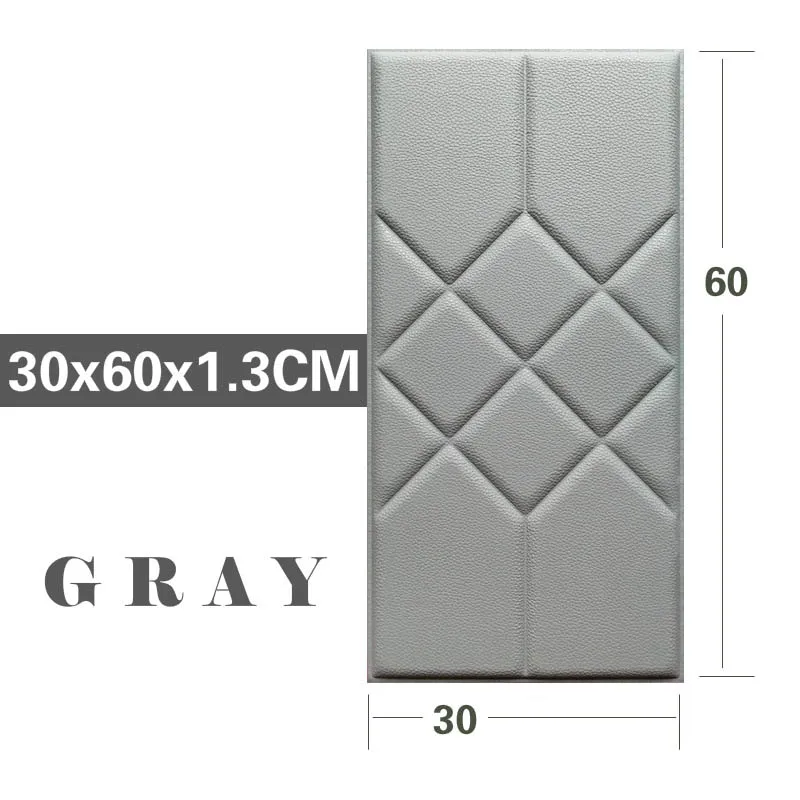 

10pcs 60*30 3D Brick Wall Stickers Self adhesive DIY PE Foam Wallpaper Living Room TV Background Decor Panels Kids Room Protecti