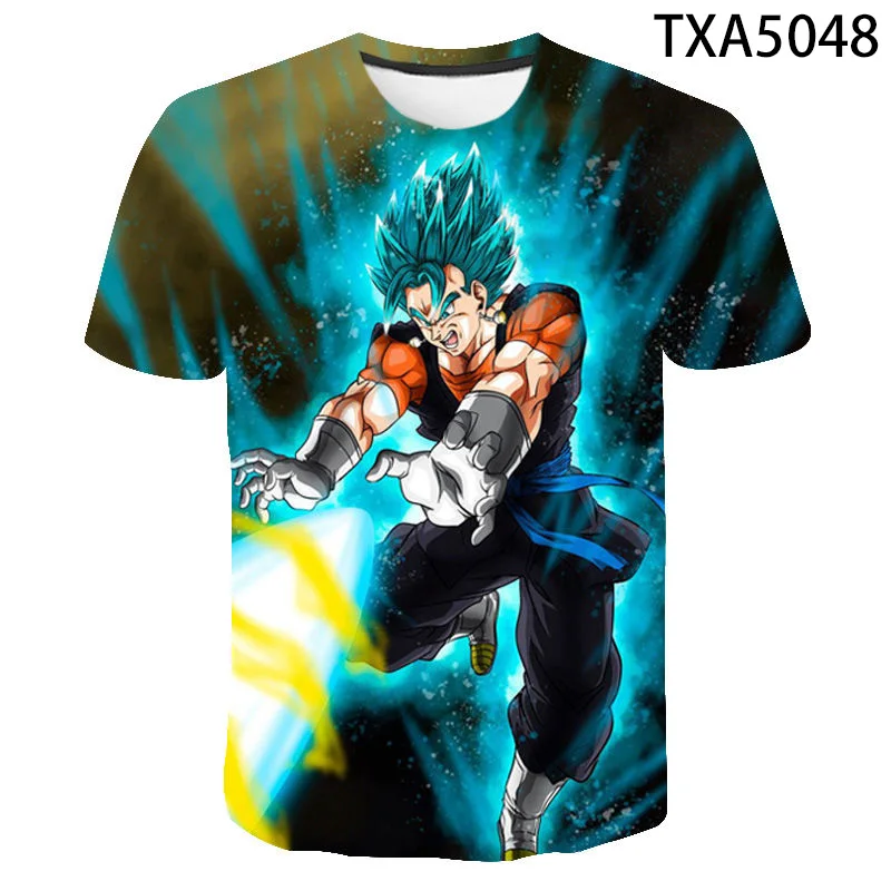 

Summer Cartoon Anime Dragon 3D T Shirt Men Women Children Short Sleeve Fashion Streetwear Boy Girl Kids Printed Tops DBZ Tee